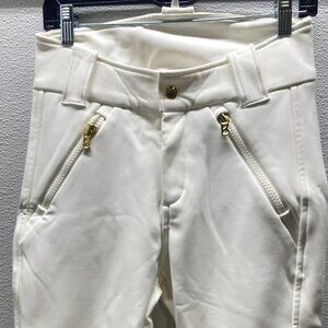 NEE BOGNER Women’s Flared Ski Pants Off-White Black 6